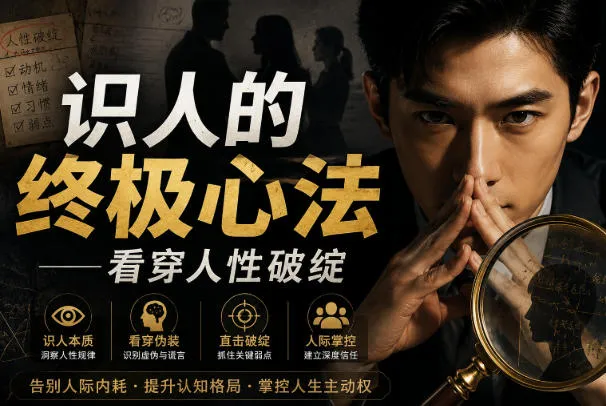 付费文章:识人的终极心法——看穿人性破绽 付费文章:识人的终极心法——看穿人性破绽